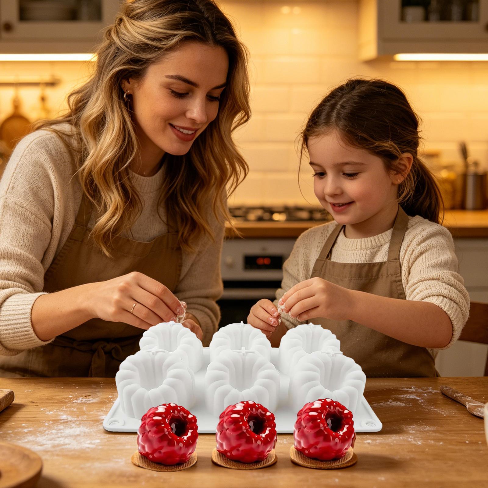 Kitchen Bakery - Frambozen siliconen mal 3D frambozenvorm siliconen