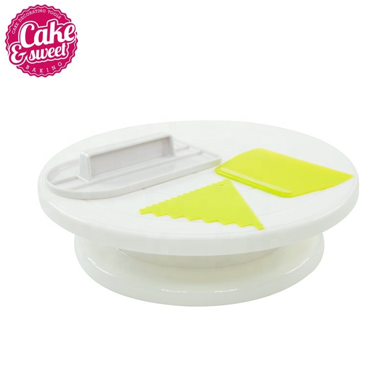 Kitchen Baking Table - Draaibare standaard, draaiplateau, keukengerei, bakvormenset, draaitafel,