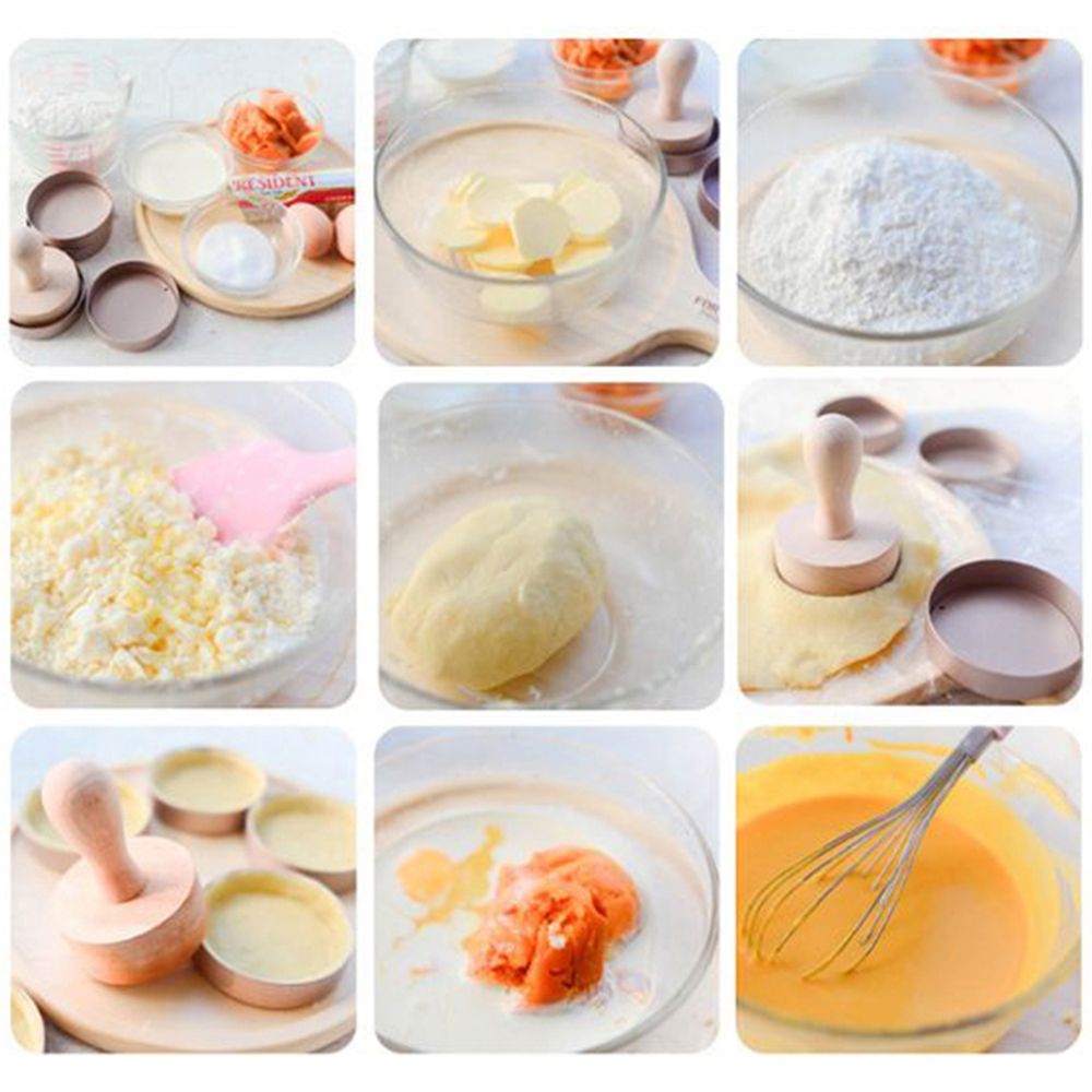 Tart Pan Loose - Praktische mini bakvorm met houten handvat,