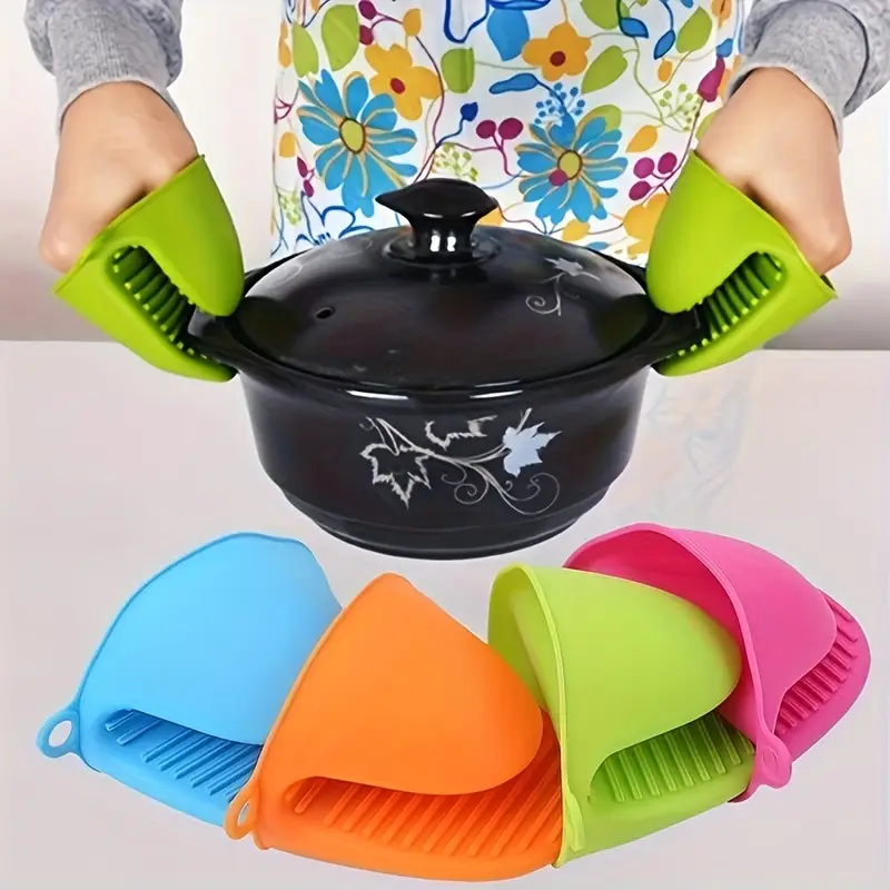 Kitchen Baking Gloves - 2 Stuks Siliconen Pannenlap Handschoenen Antislip