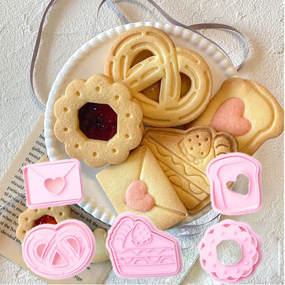 Baking Kitchen Diy - Sandwich Jam Biscuit Mold Stamp Valentijnsdag