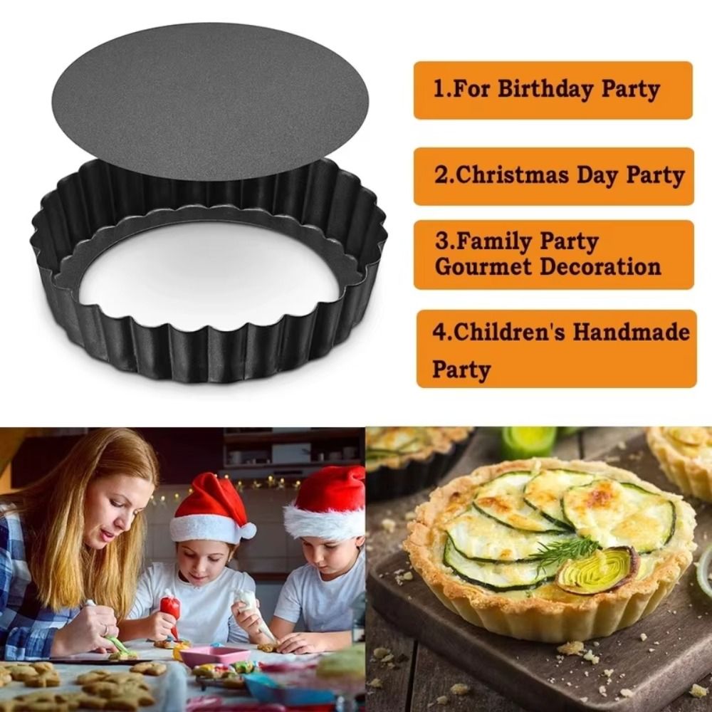 Tart Pan Loose - Taartvormen met afneembare bodem, antiaanbakvormen, makkelijk