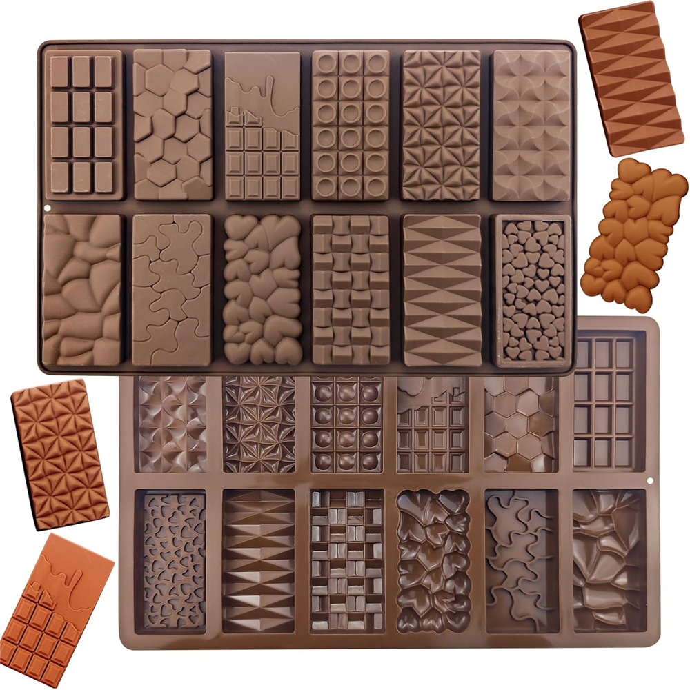 Kitchen Tools For Baking - 12 in 1 chocoladevormen Dubai siliconen