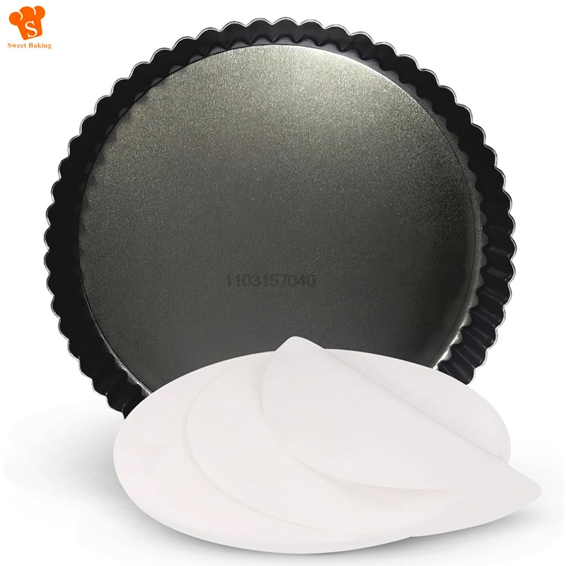 Tart Pan Loose - 9 Inch Non-stick Taart Quiche Flan