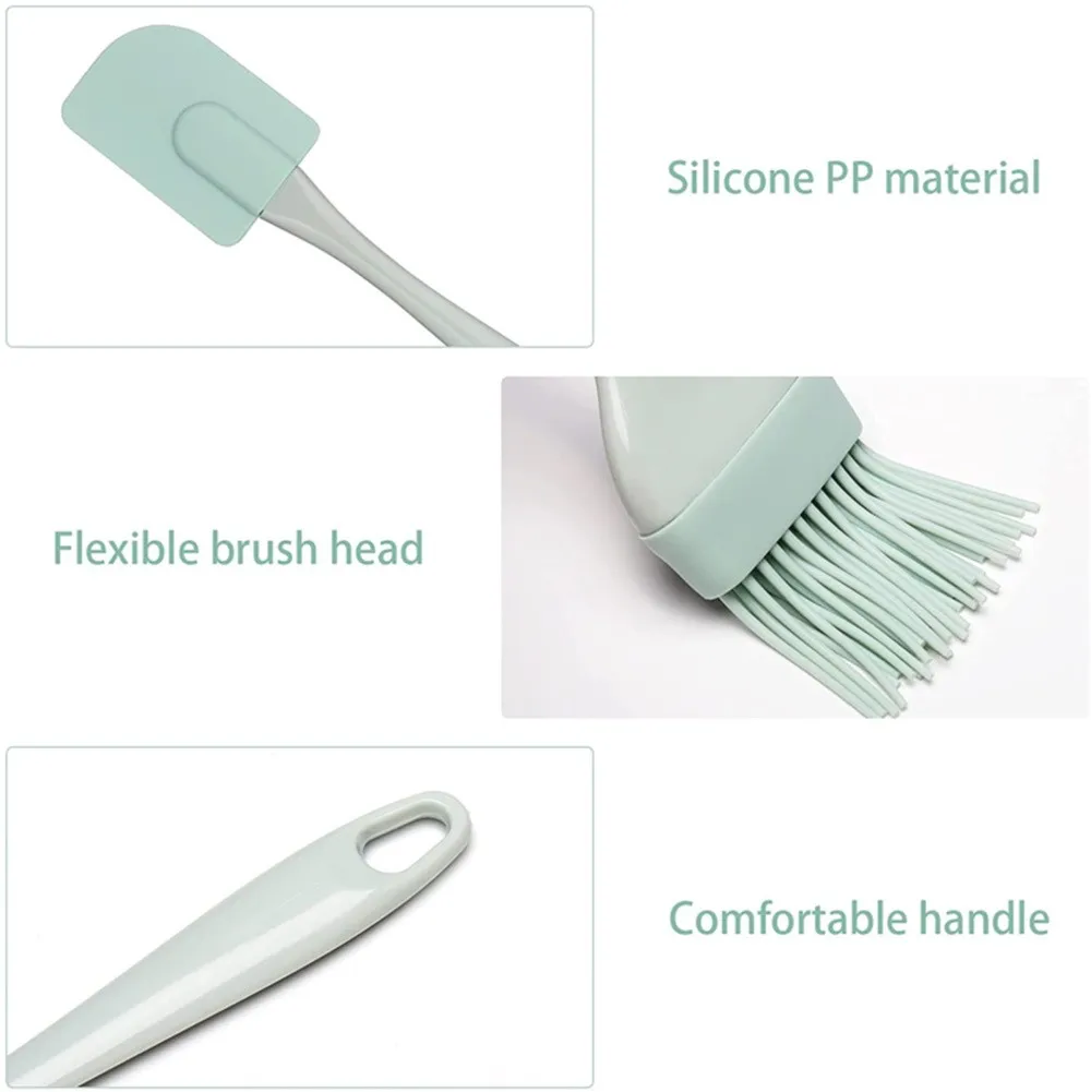 Kitchen Baking Brush - 3 stuks crèmeschraper DIY brood cake