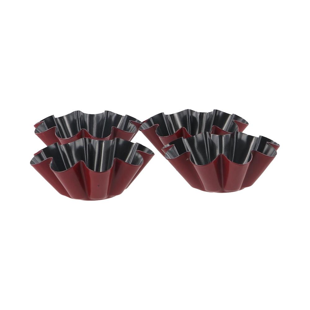 Kitchen Oven Baking Pans - Keuken Bakaccessoires Koolstofstaal Eiertaartvormen Non-stick Herbruikbare