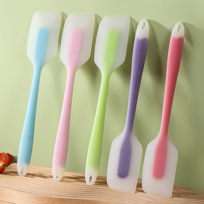 Kitchen Baking Brush - Siliconen taartschraper Doorschijnende antiaanbaktaartcrème-spatel Keuken Koken