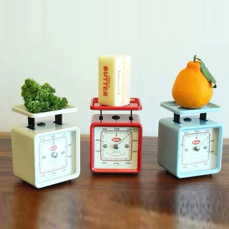 Baking (Kitchen Ingredient) - Vintage metalen mini-keukenweegschaal Precisie-voedselweegschaal voor bakken,