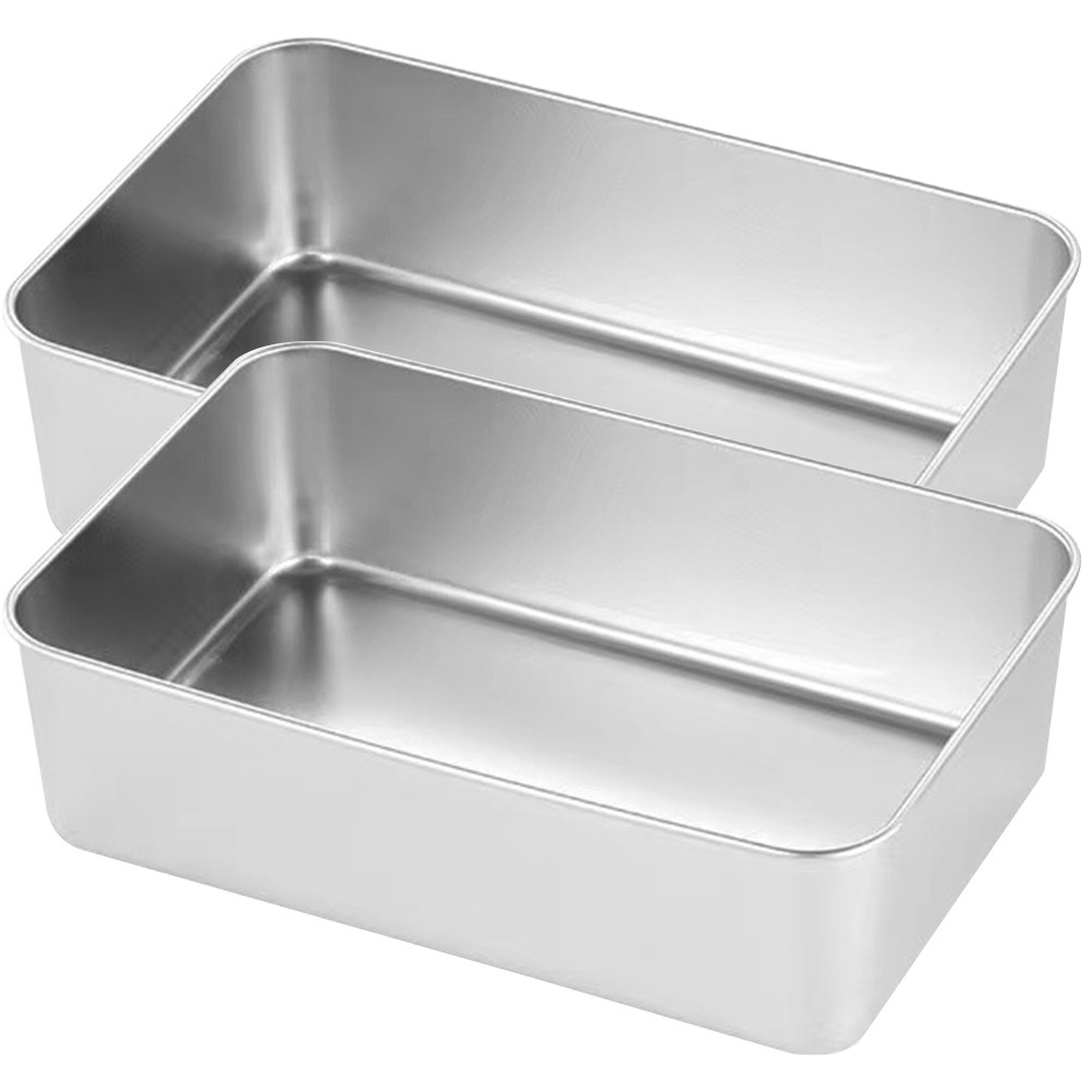2 stuks roestvrijstalen bakvor - Kitchen Oven Baking Pans recensie en prijs