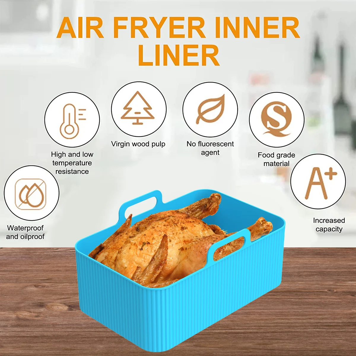 2 Stuks Lucht Friteuse Silicon - Kitchen Oven Baking Pans recensie en prijs