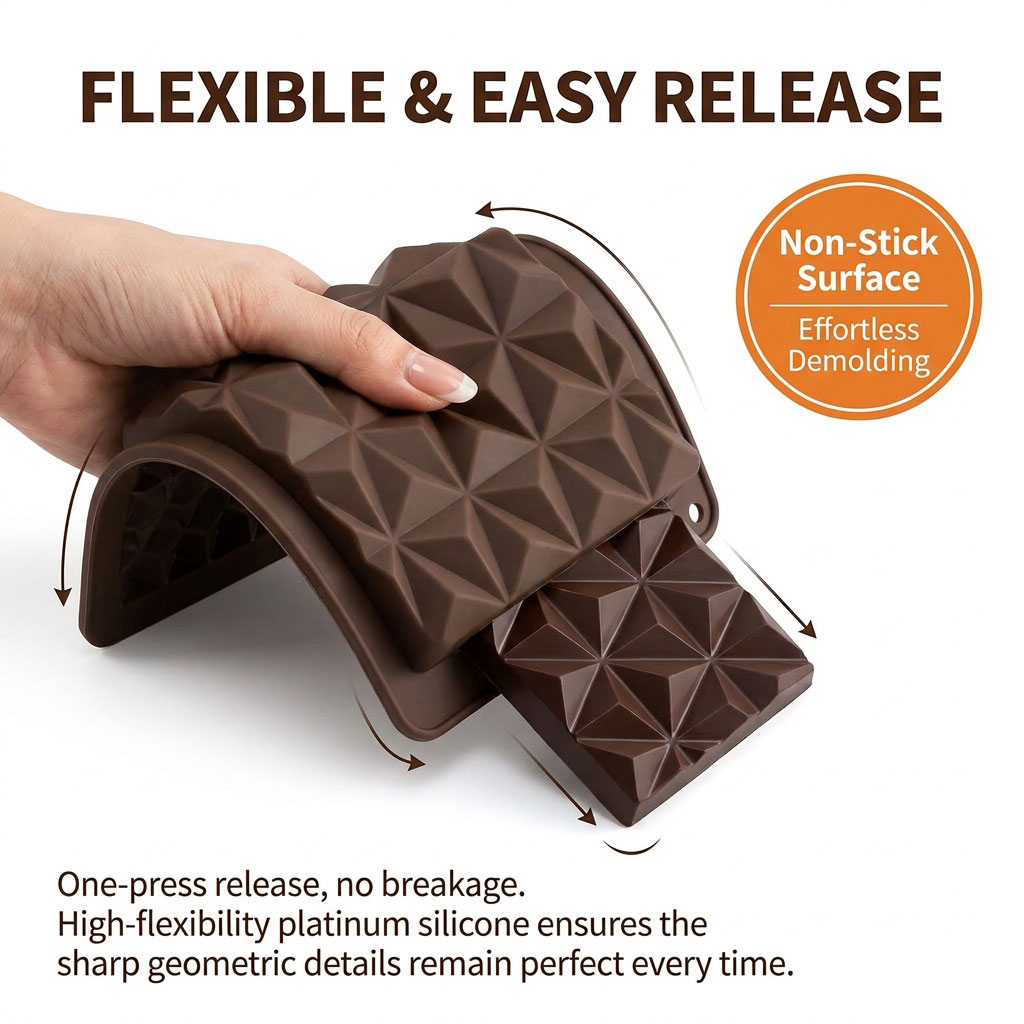 2-in-1 siliconen chocoladereep - Baking Kitchen Diy recensie en prijs