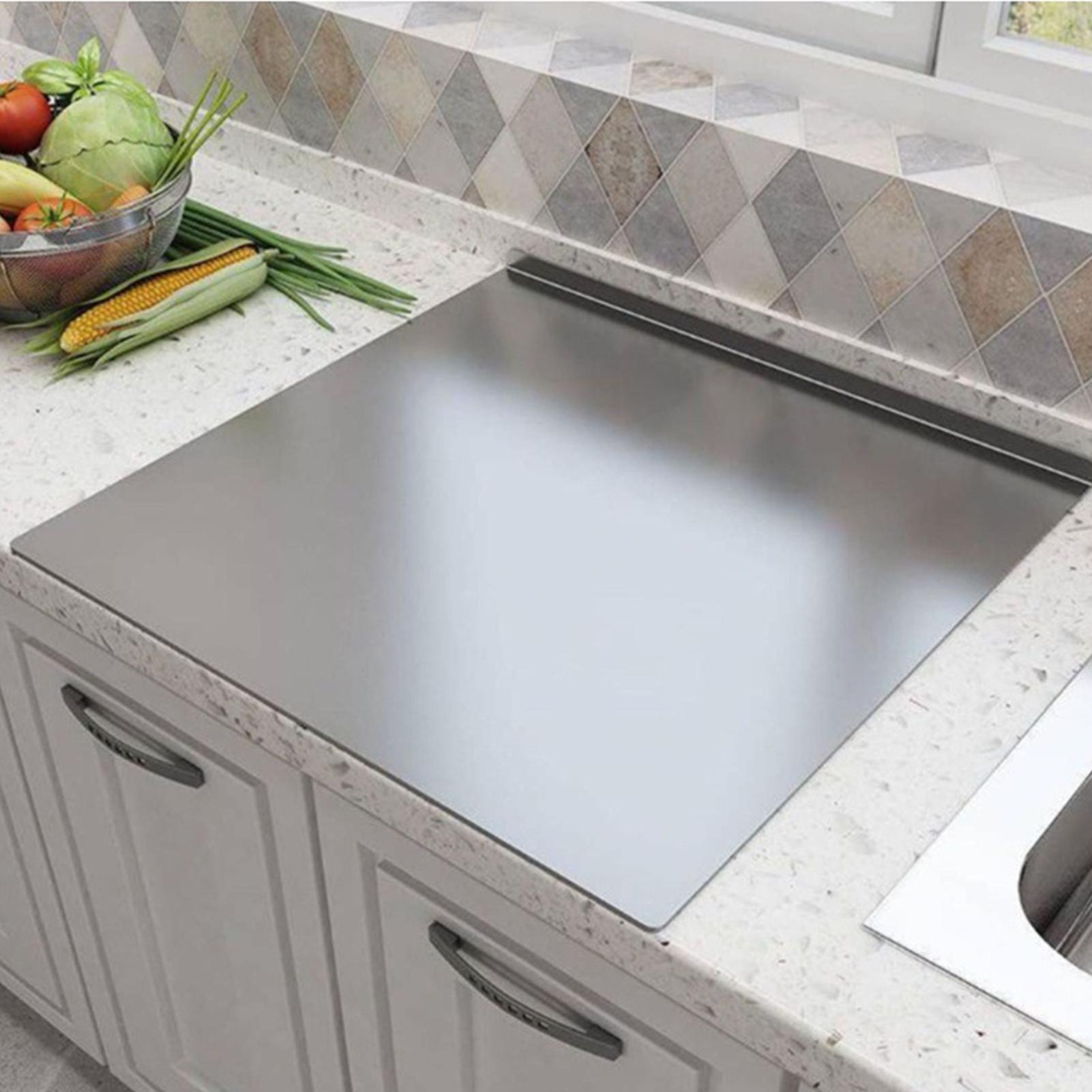 Roestvrijstalen snijplank met  - Kitchen Tools For Baking recensie en prijs