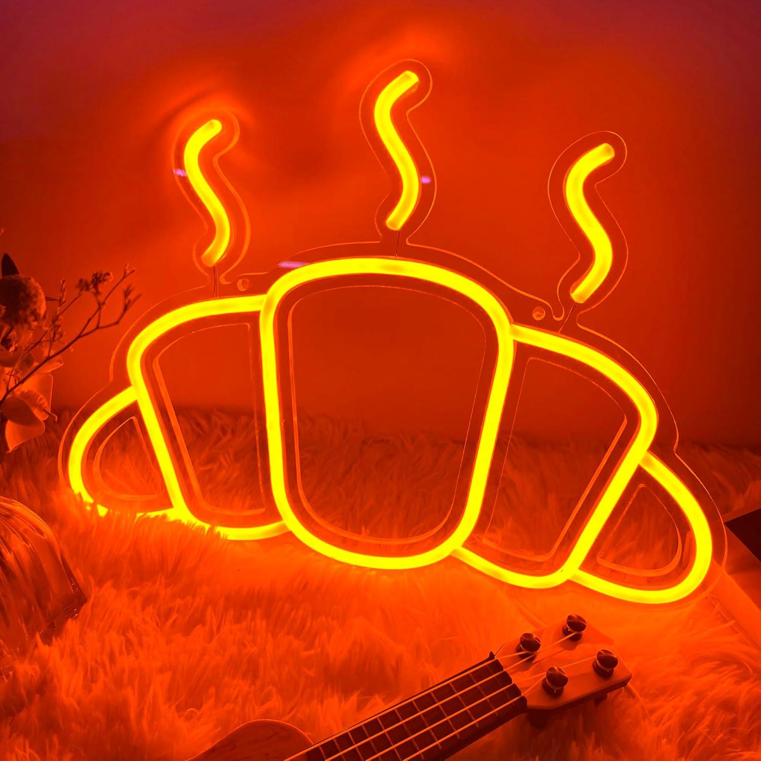Croissant Neon Sign USB-aanged - Kitchen Bakery recensie en prijs