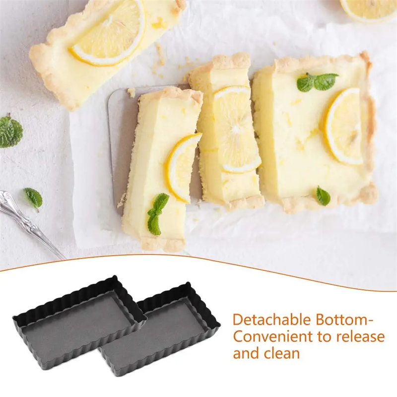 6 Stuks Mini Taart Pan Set Rec - Tart Pan Loose recensie en prijs