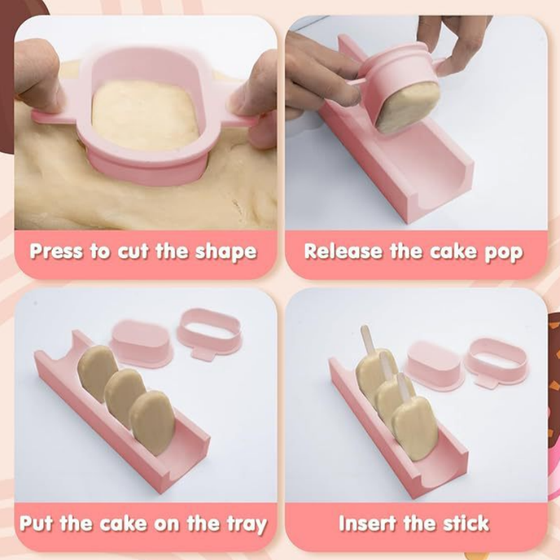 Cake Pop Vormpjes Set met Bakp - Baking Kitchen Diy recensie en prijs