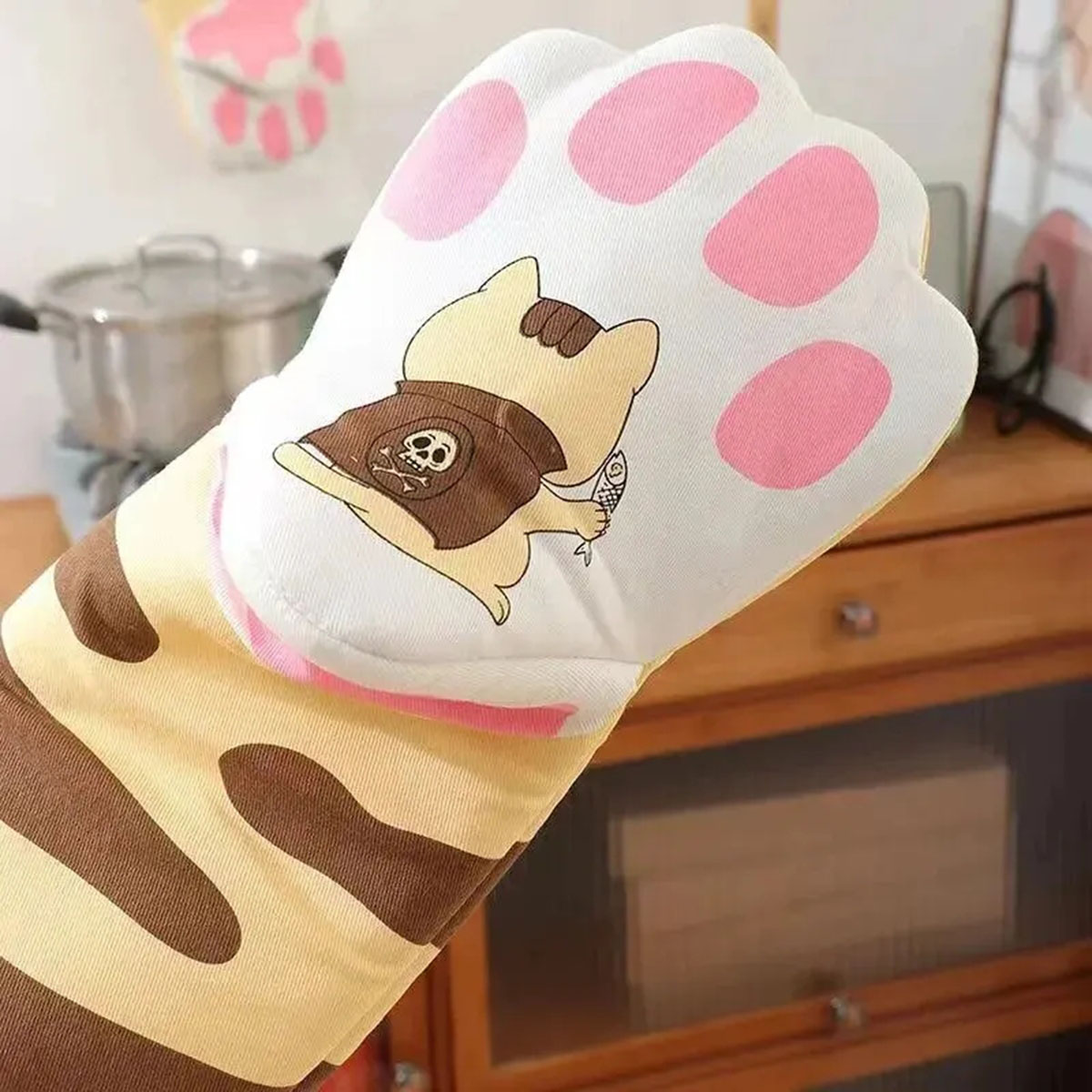 Magnetron lange katoenen hands - Kitchen Baking Gloves recensie en prijs