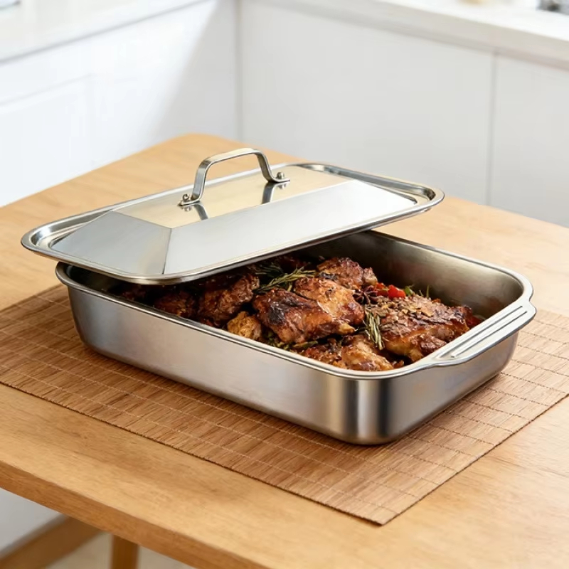 Roestvrijstalen diepe bakpan m - Kitchen Oven Baking Pans recensie en prijs