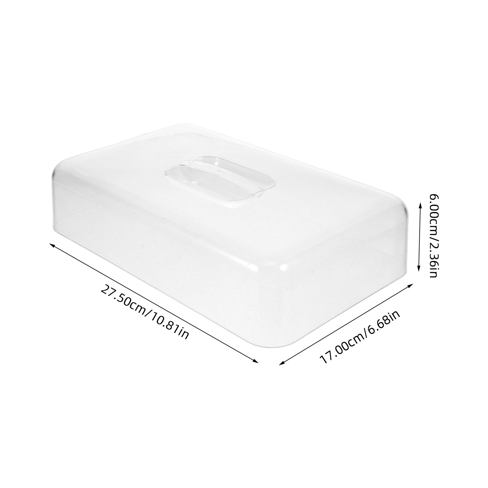 2 Stuks Helder Acryl Rechthoek - Kitchen Bakery recensie en prijs