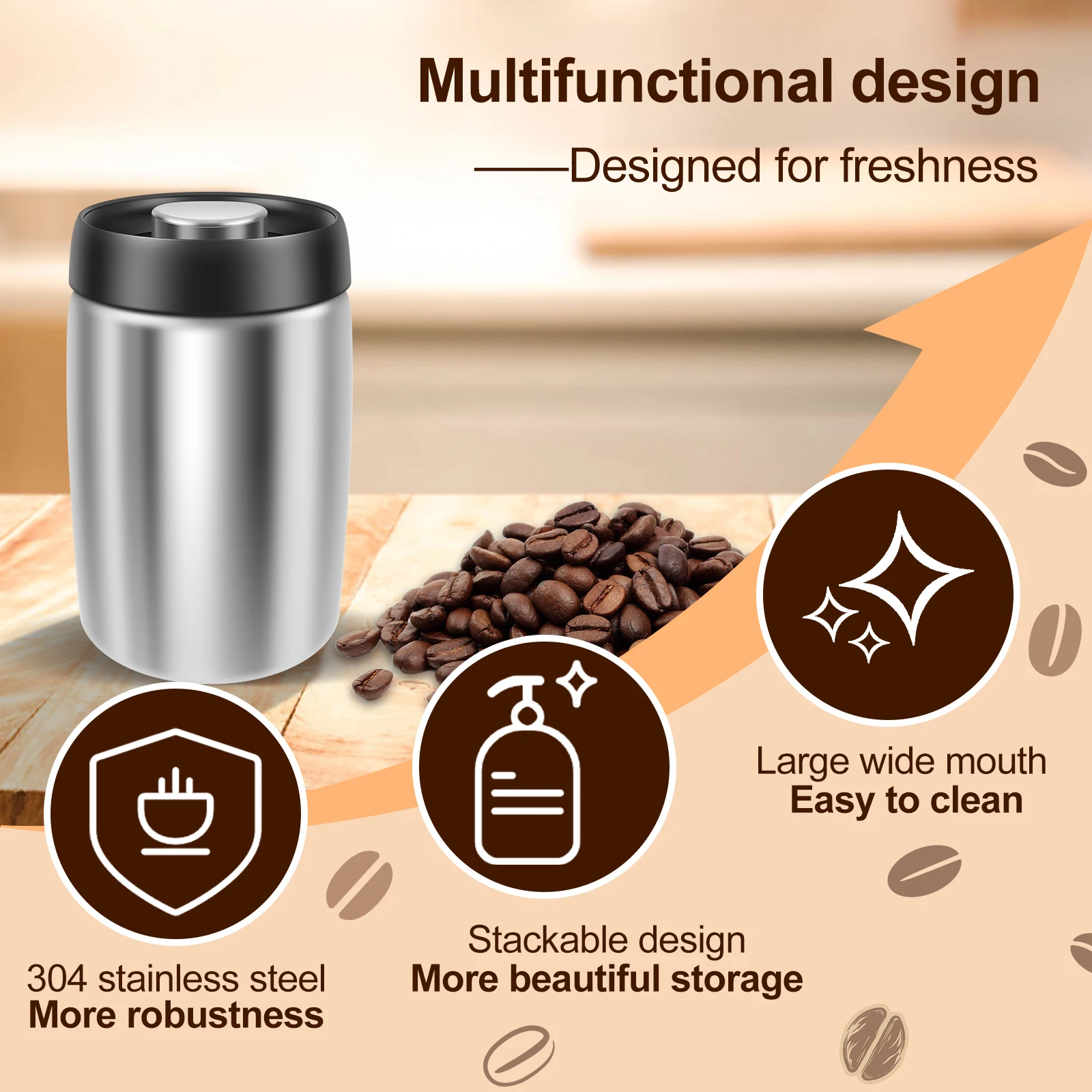 Koffie verzegelde pot Roestvri - Kitchen Bank recensie en prijs