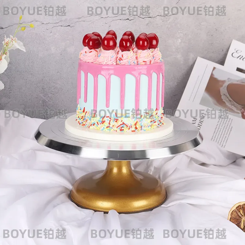 Gouden aluminiumlegering taart - Kitchen Baking Table recensie en prijs