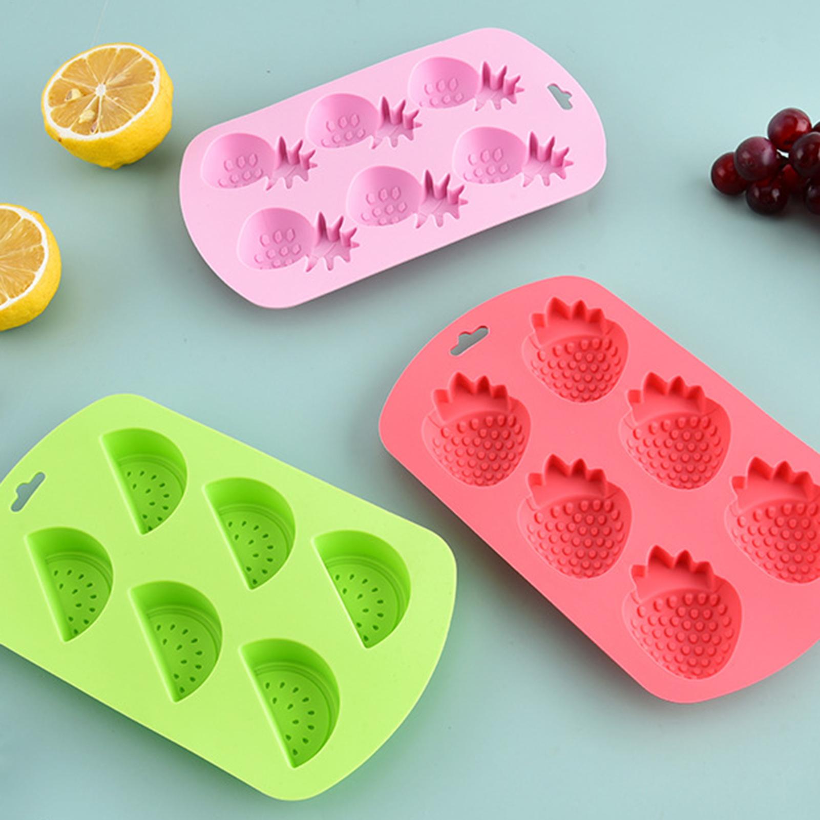6-delige fruitvormige silicone - Baking Kitchen Diy recensie en prijs