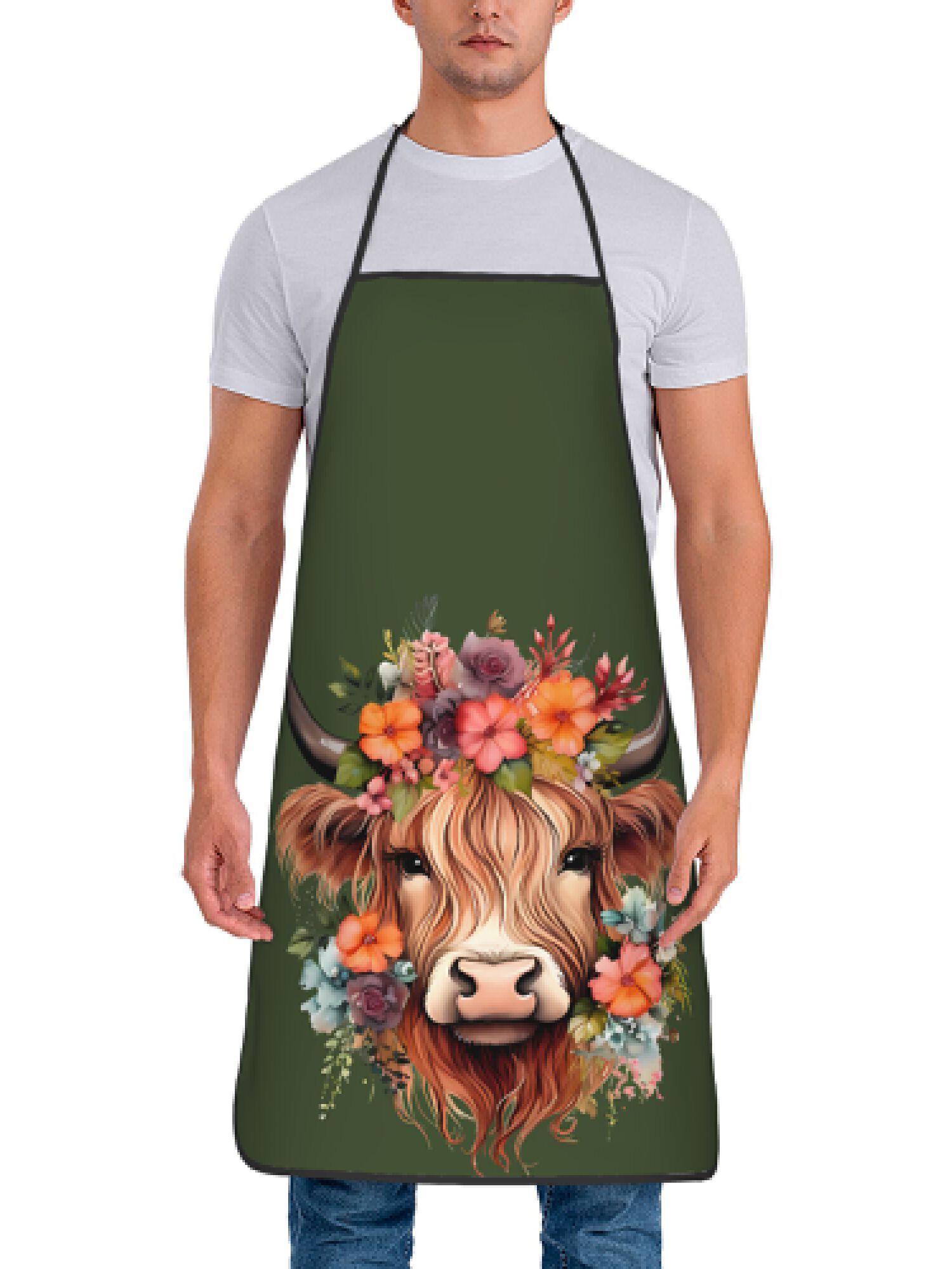 1 stuk Fun Highland Cow Floral - Kitchen Baking Area Ideas recensie en prijs