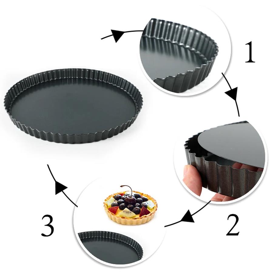 2-delige gegroefde rand losse  - Tart Pan Loose recensie en prijs
