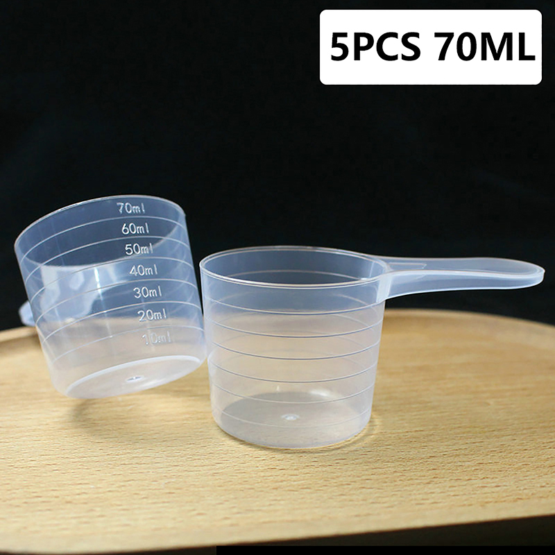 5 Stuks 70Ml Plastic Maatbeker - Kitchen Baking Containers recensie en prijs