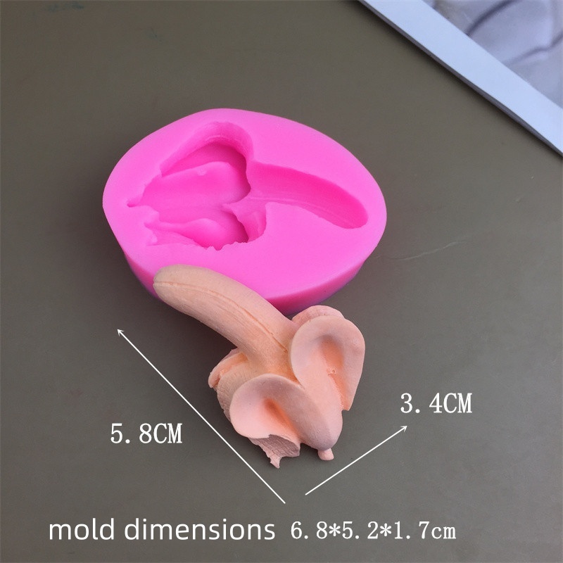 Banaan siliconen mal DIY 3D st - Baking Kitchen Diy recensie en prijs