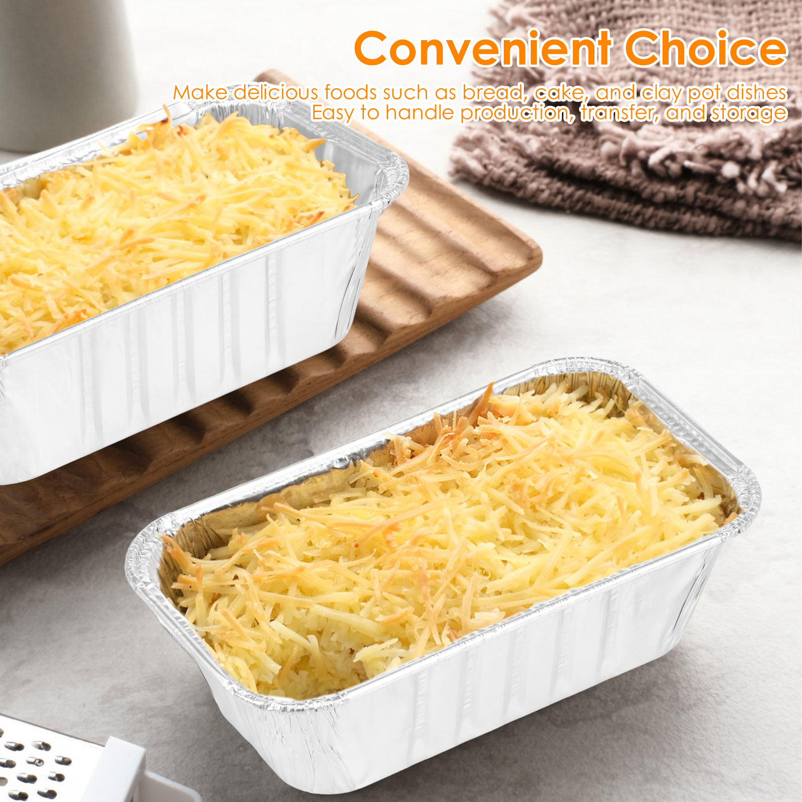 Rechthoekige aluminiumfolie ba - Kitchen Baking Containers recensie en prijs