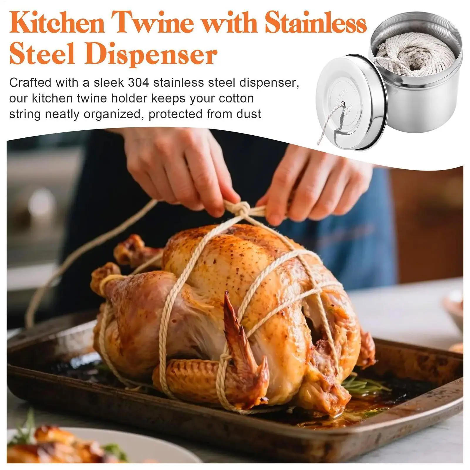 Keukengaren, 2 rollen, katoen, - Kitchen Baking Twine recensie en prijs