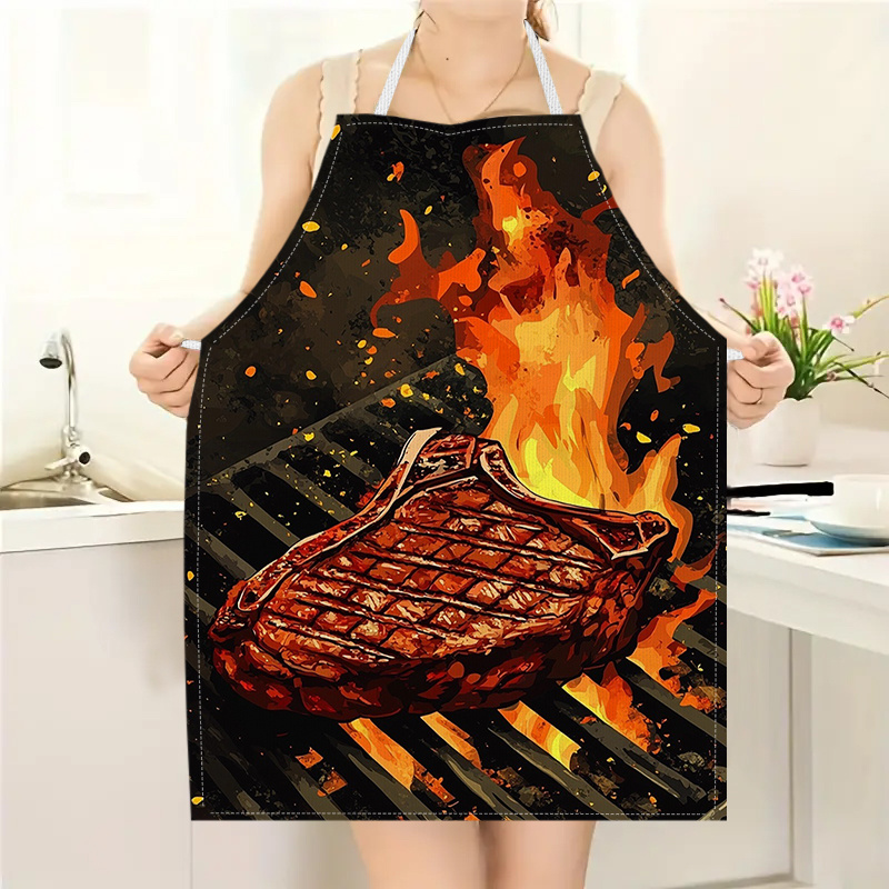 1 stks BBQ Steak Schort met Vl - Kitchen Baking Area Ideas recensie en prijs