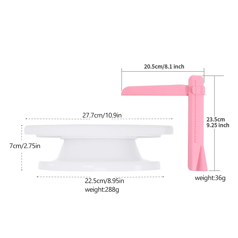 Plastic Taart Draaitafel Keuke - Kitchen Baking Table recensie en prijs