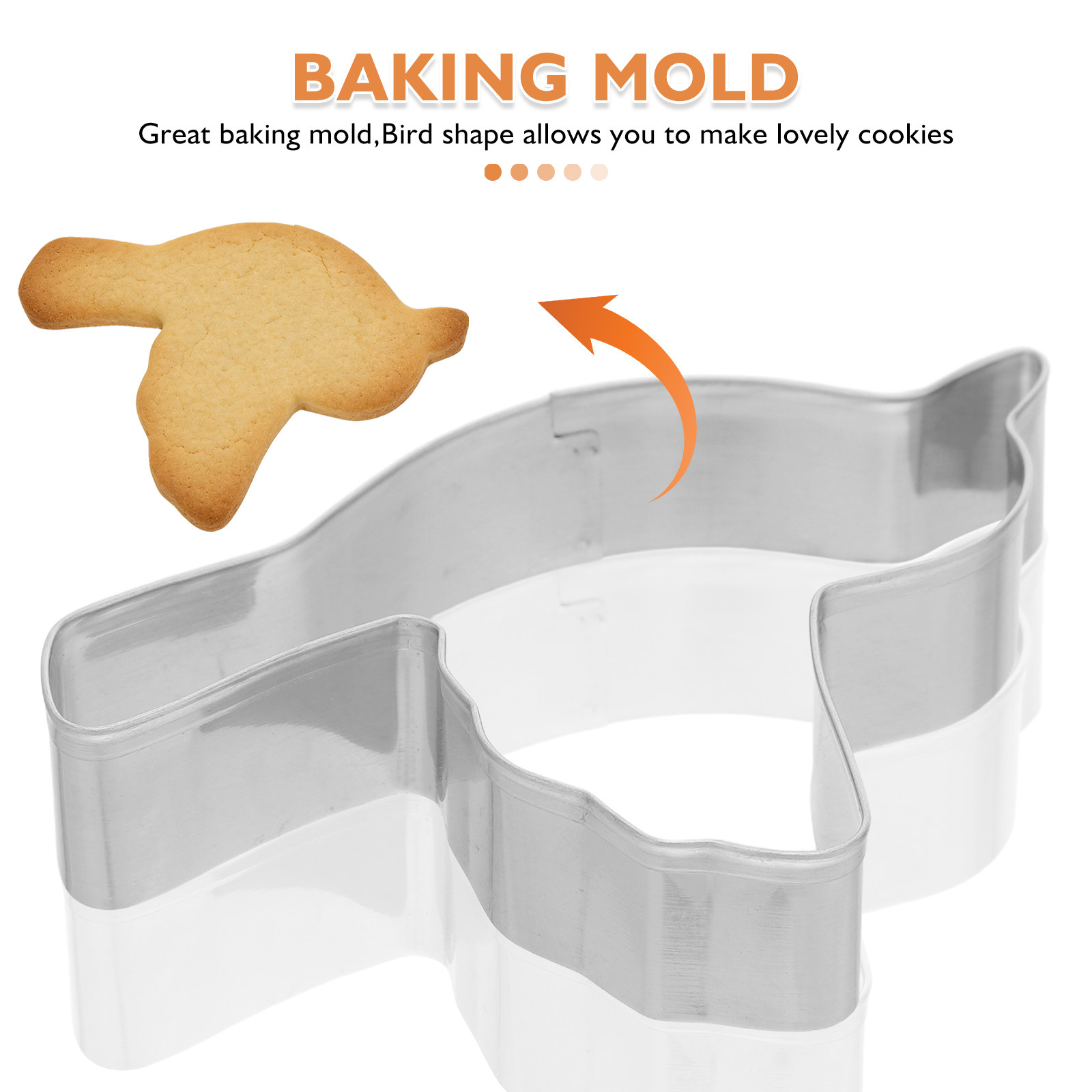 Roestvrijstalen vogelvormige k - Baking Kitchen Diy recensie en prijs