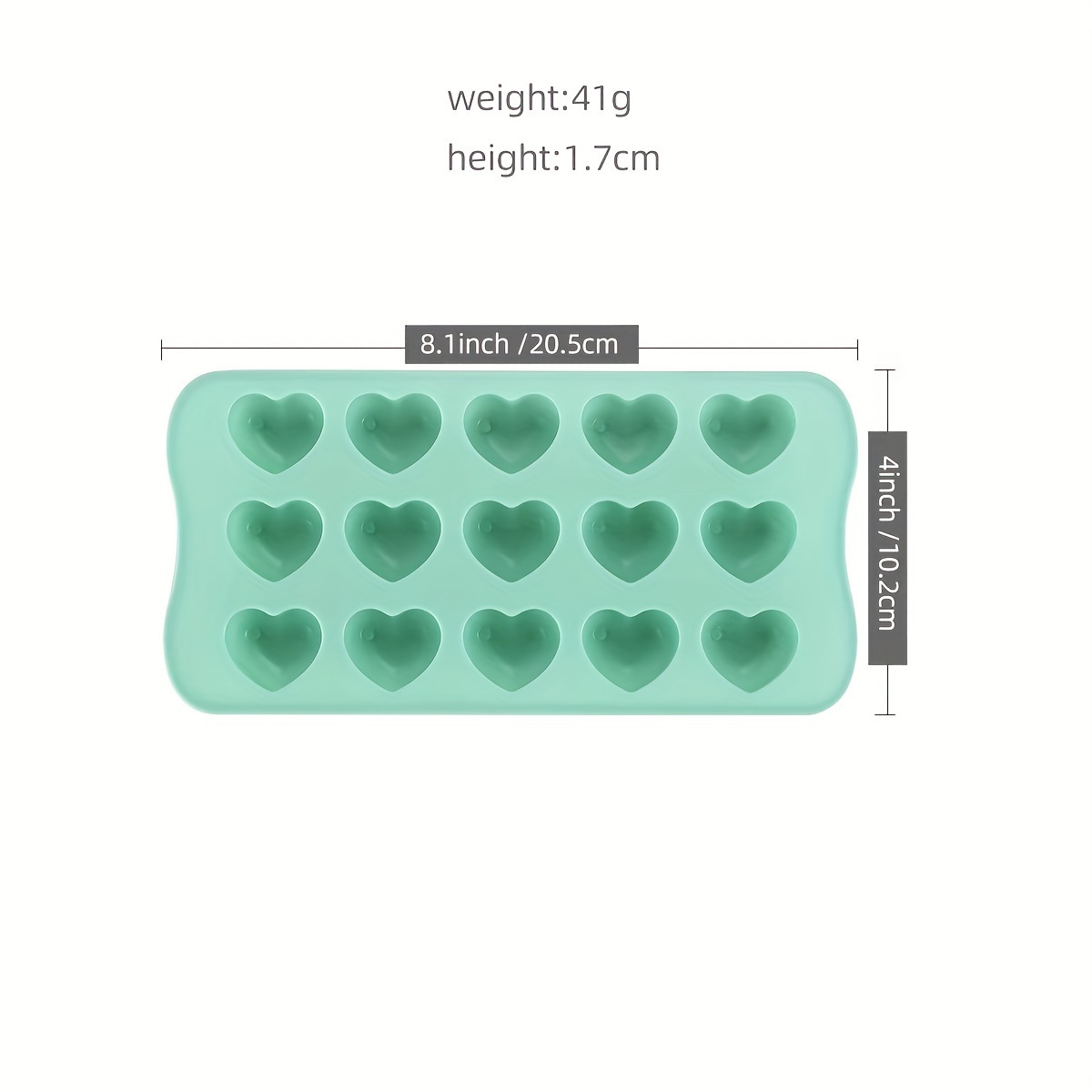 1 stuk 3D hartvormige chocolad - Baking Kitchen Diy recensie en prijs
