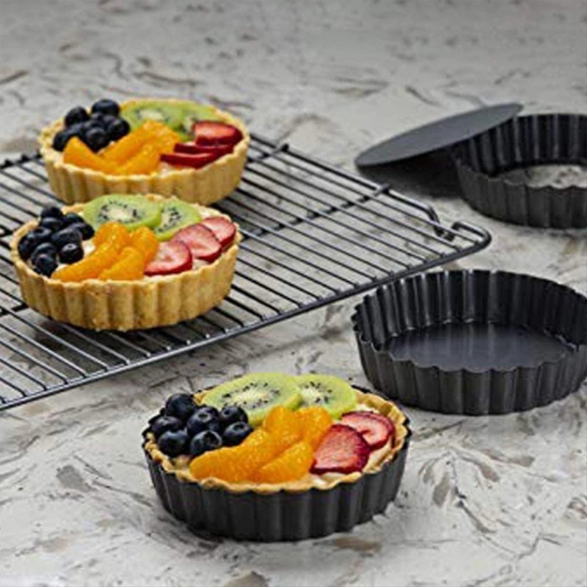 【A03R1】 4 Stuks 4In/10Cm Mini  - Tart Pan Loose recensie en prijs