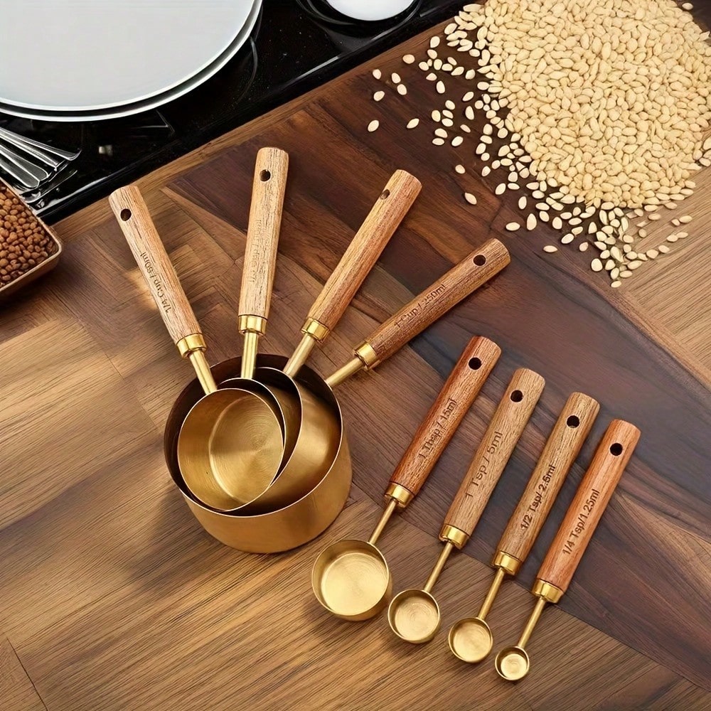 8-delige roestvrijstalen maatb - Baking (Kitchen Ingredient) recensie en prijs