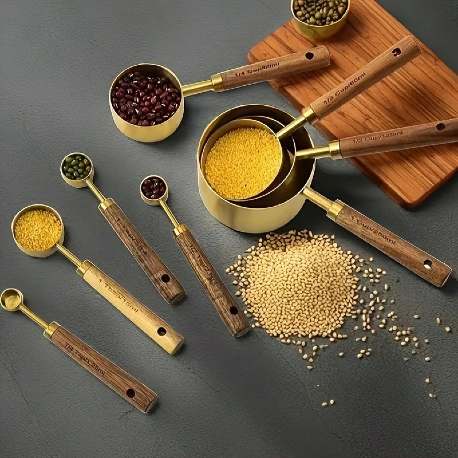 8-delige roestvrijstalen maatb - Baking (Kitchen Ingredient) recensie en prijs