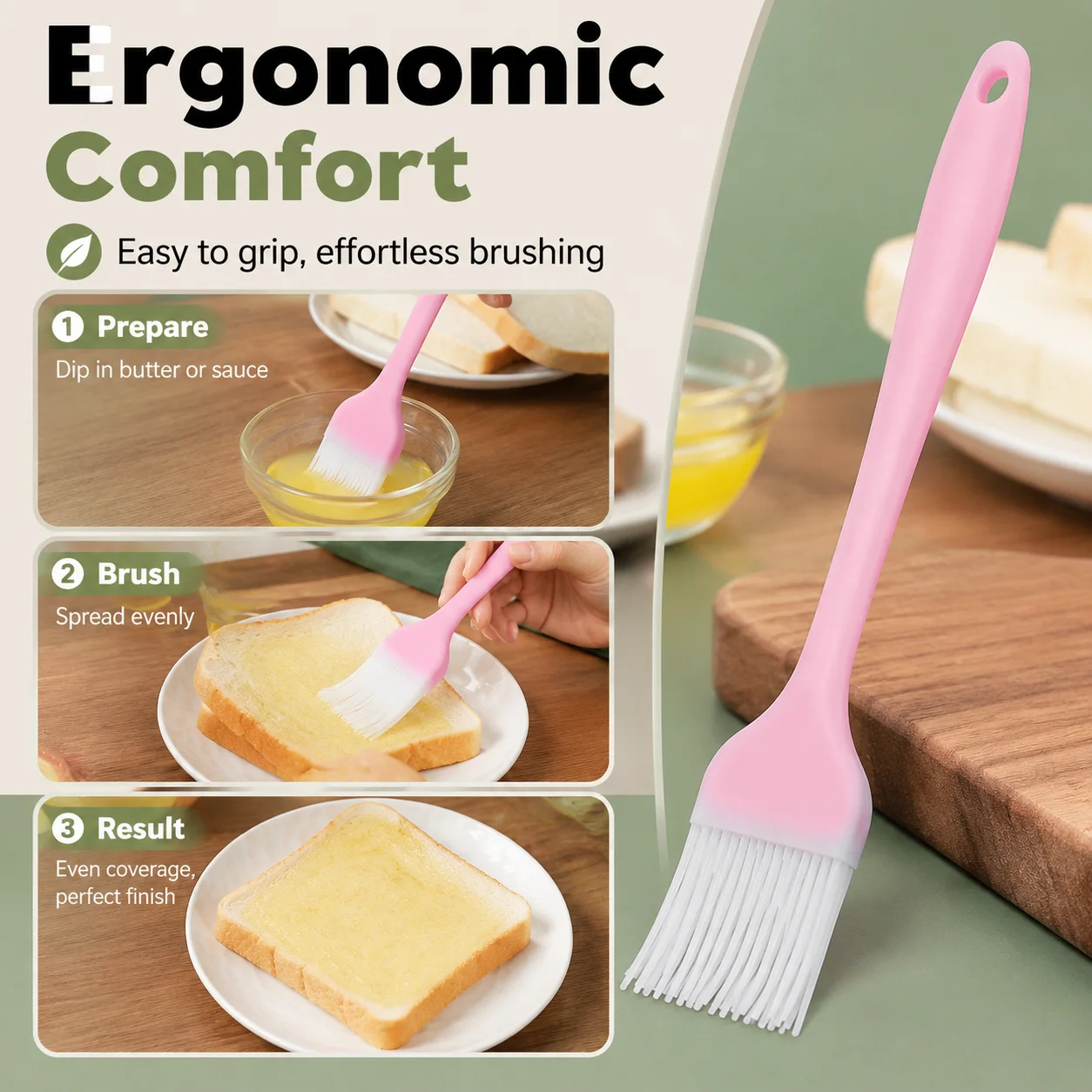 Siliconen keukenborstels - Hit - Kitchen Baking Brush recensie en prijs