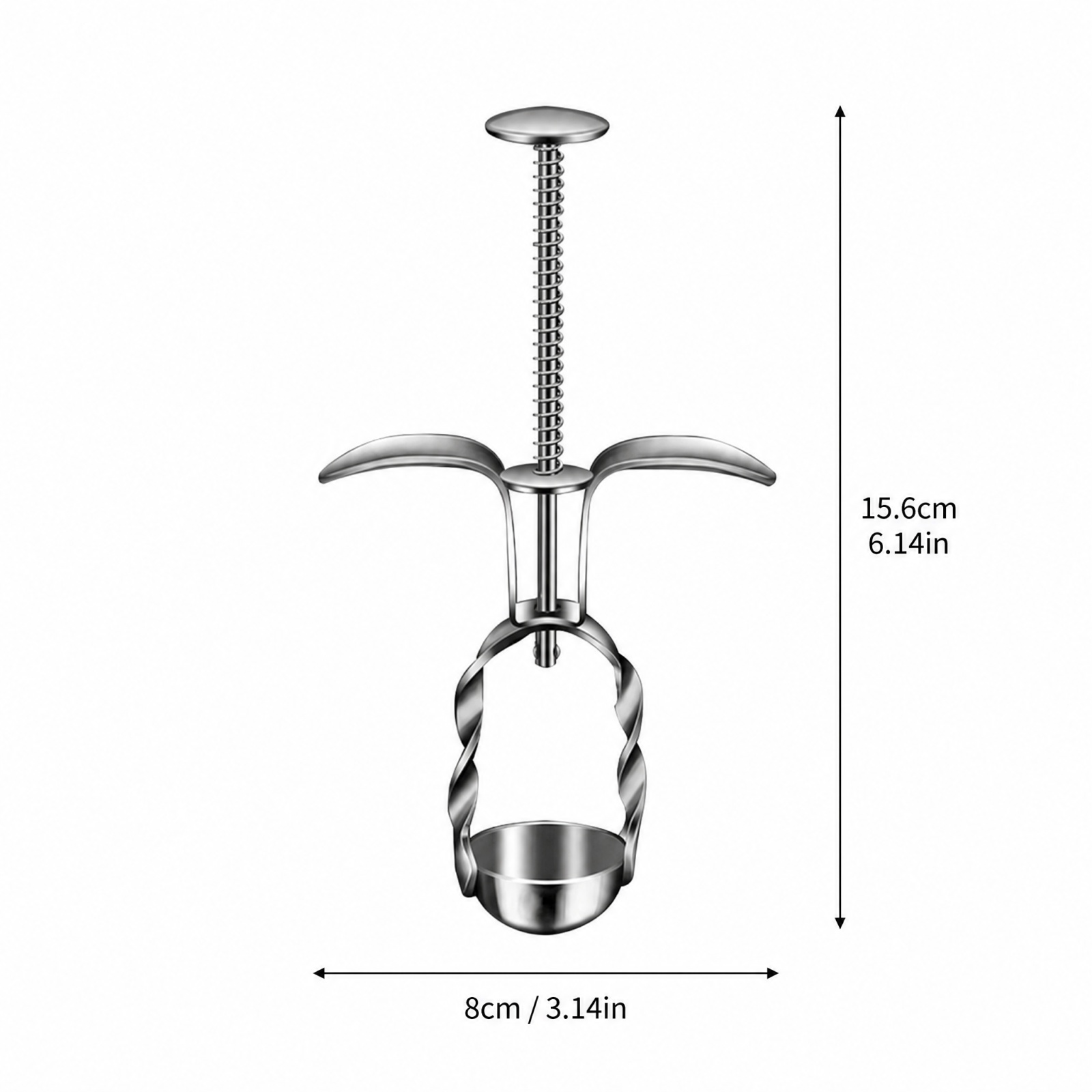 Roestvrijstalen rode dadelontp - Kitchen Tools For Baking recensie en prijs