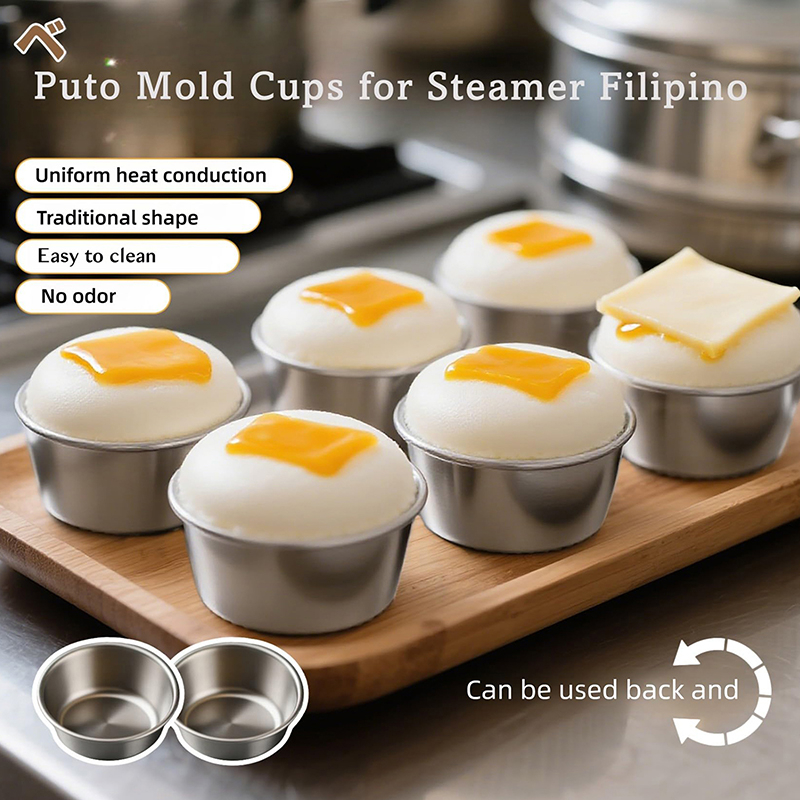 10 stks Puto Cakevorm Aluminiu - Kitchen Oven Baking Pans recensie en prijs