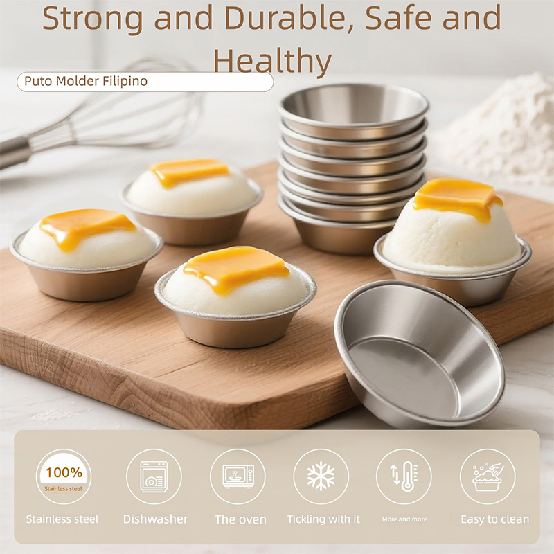 10 stks Puto Cakevorm Aluminiu - Kitchen Oven Baking Pans recensie en prijs