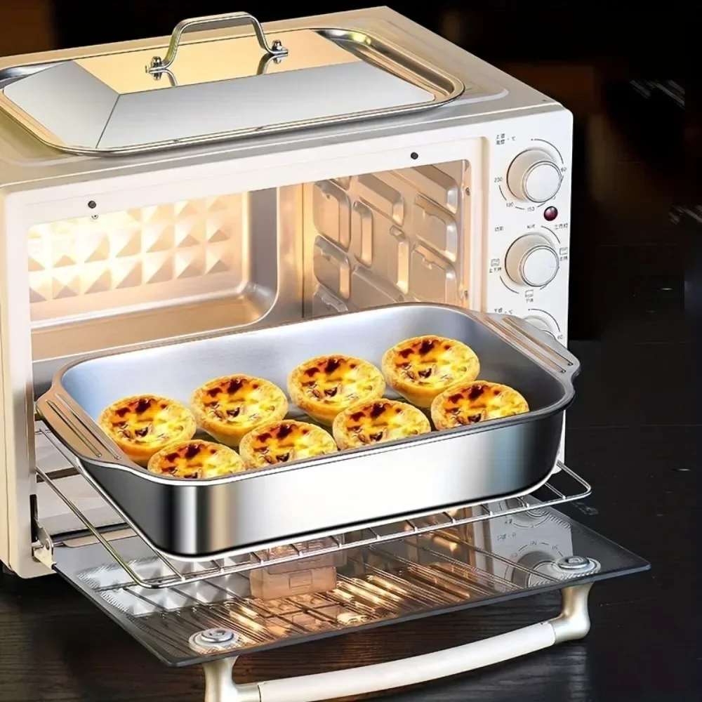 Diepe bakvorm van roestvrij st - Kitchen Oven Baking Pans recensie en prijs
