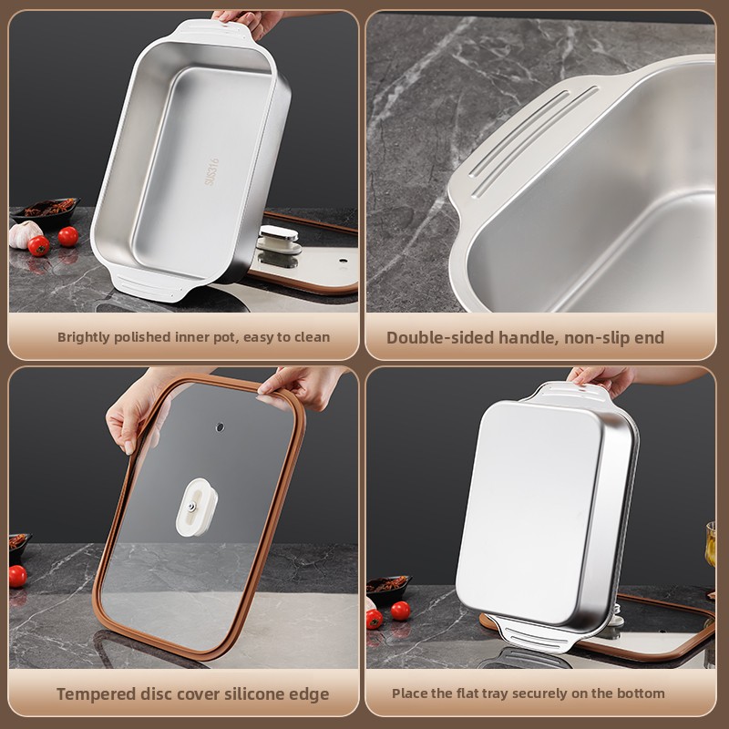 Roestvrijstalen bakvorm van vo - Kitchen Oven Baking Pans recensie en prijs